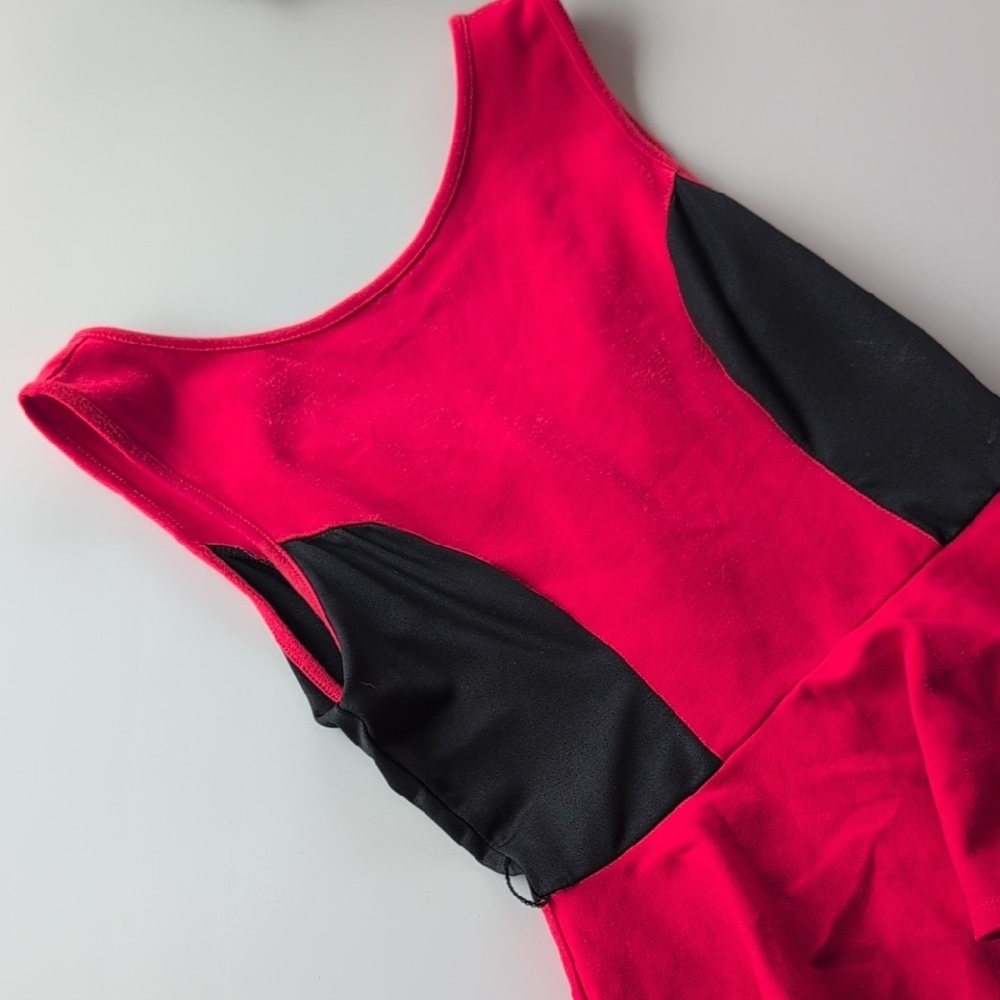 Olsenboye Vibrant Red Dress
